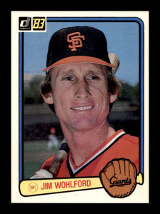 1983 Donruss #524 Jim Wohlford VG San Francisco Giants